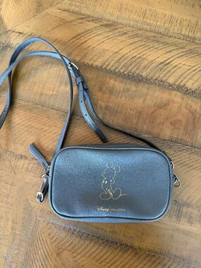 Disney x Pandora collaboration crossbody mini clutch purse gold Mickey